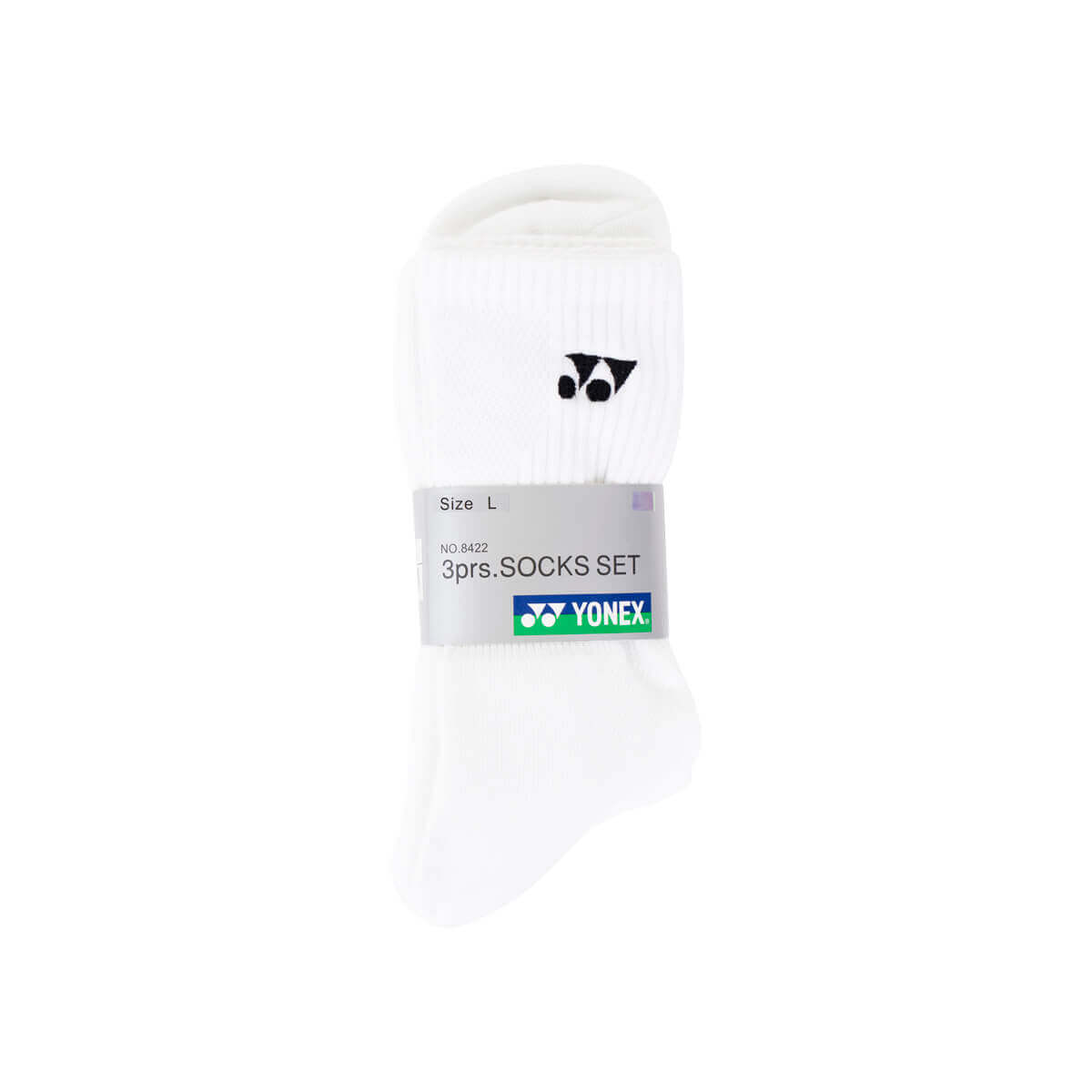 YONEX Socken 3er-Pack Weiß 8422 - Bash Badminton-Shop