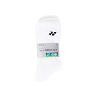 YONEX Socken 3er-Pack Weiß 8422 - Bash Badminton-Shop
