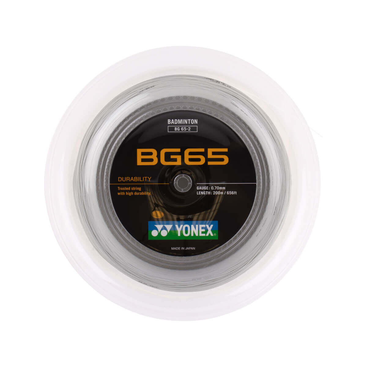 Badminton Saite YONEX BG 65 200m - 0,70 mm