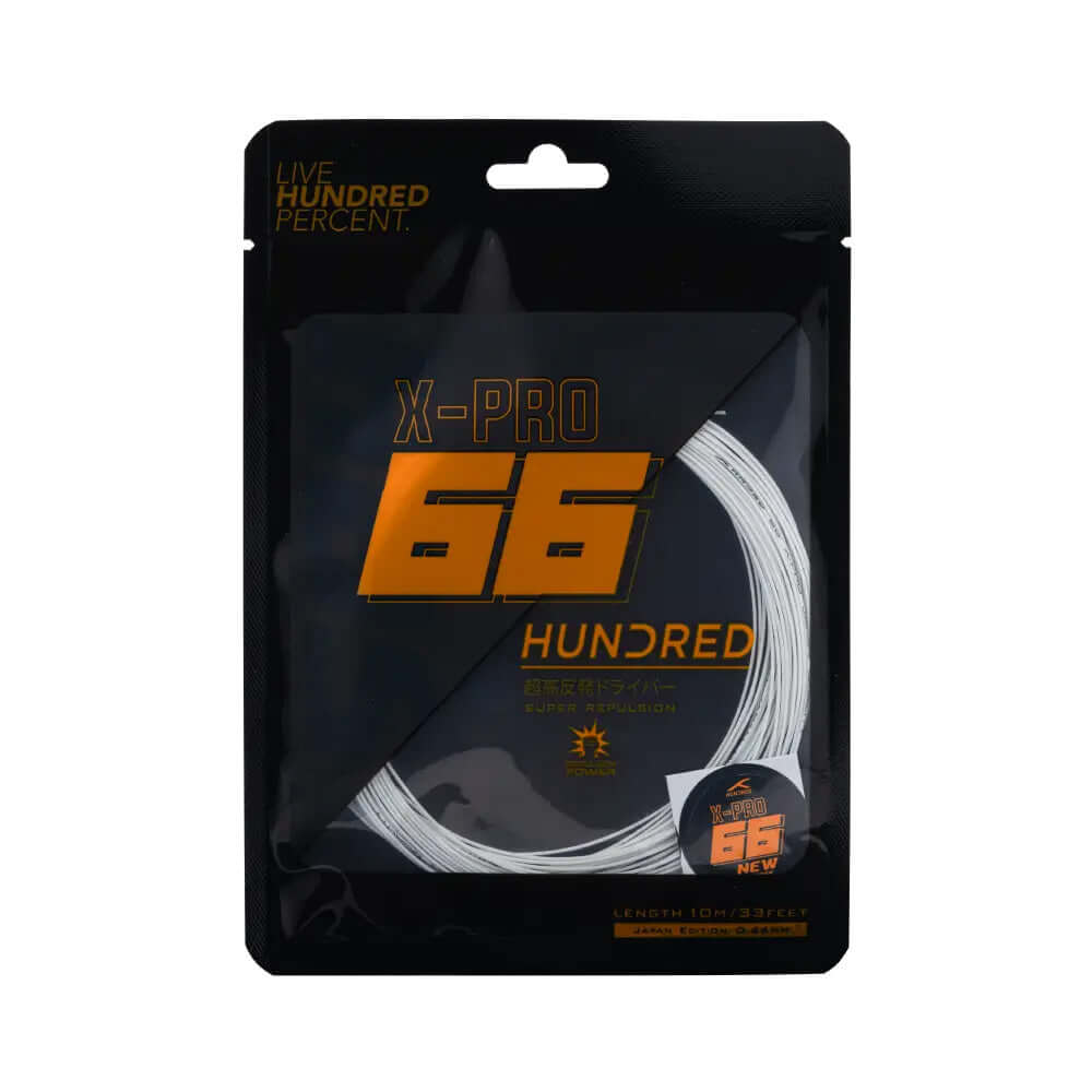 Hundred 66 X-PRO 10m - 0,66mm Badminton Saite