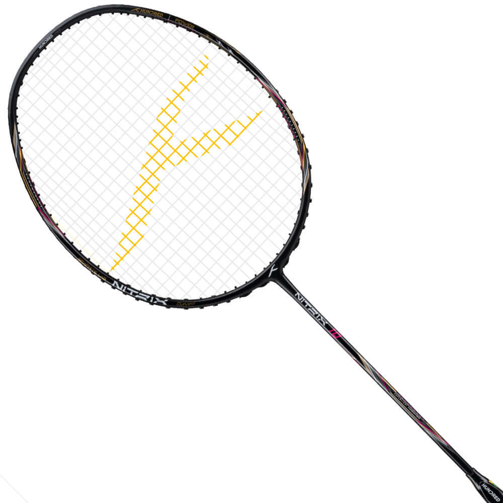 Hundred Nitrix 10 4U Badmintonschläger - Schwarz